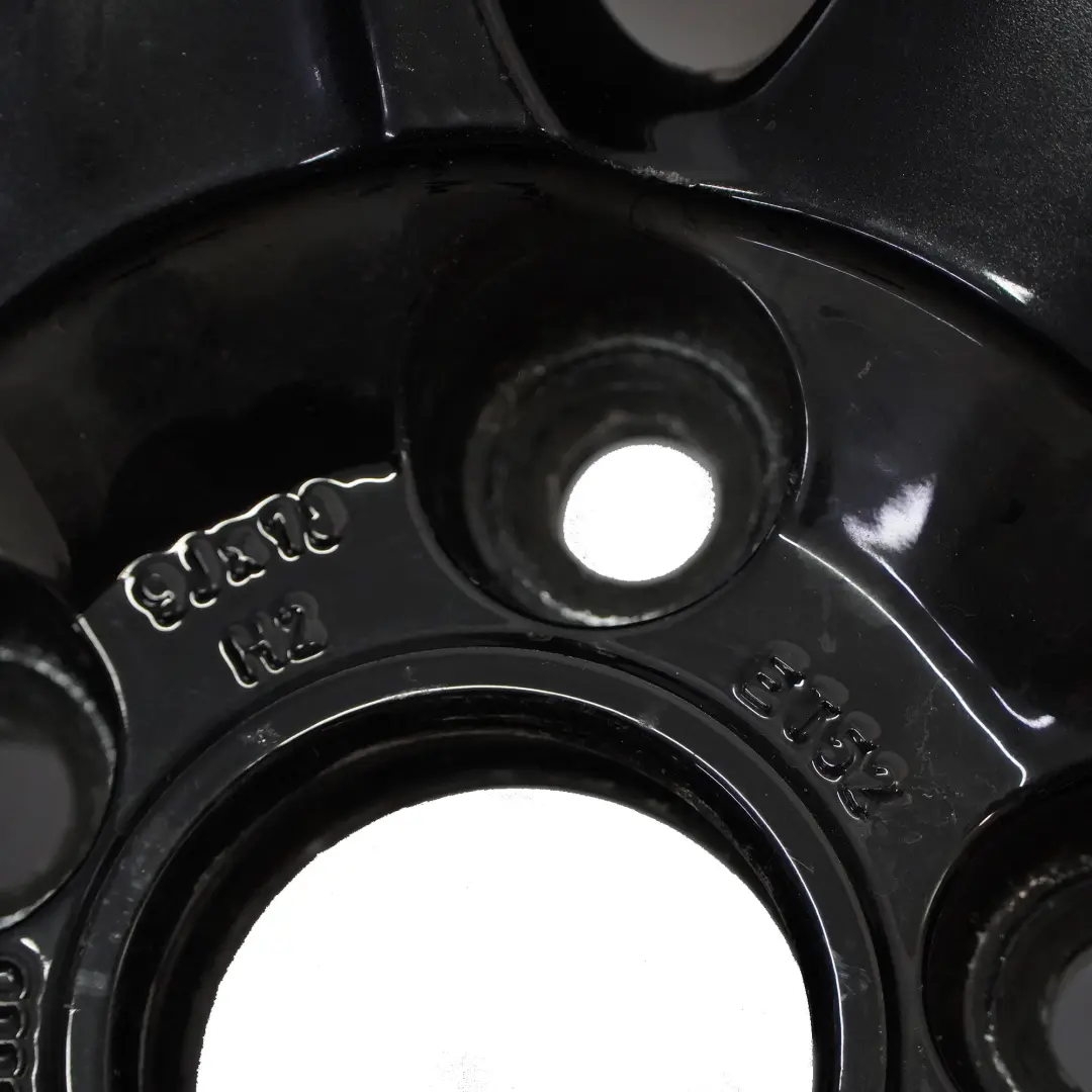 Audi TT Mk2 8J Black Alloy Wheel Rim 18" ET:52 9J 7-Spoke - SKU 8J0601025AC-4 - Part number 8J0601025AC
