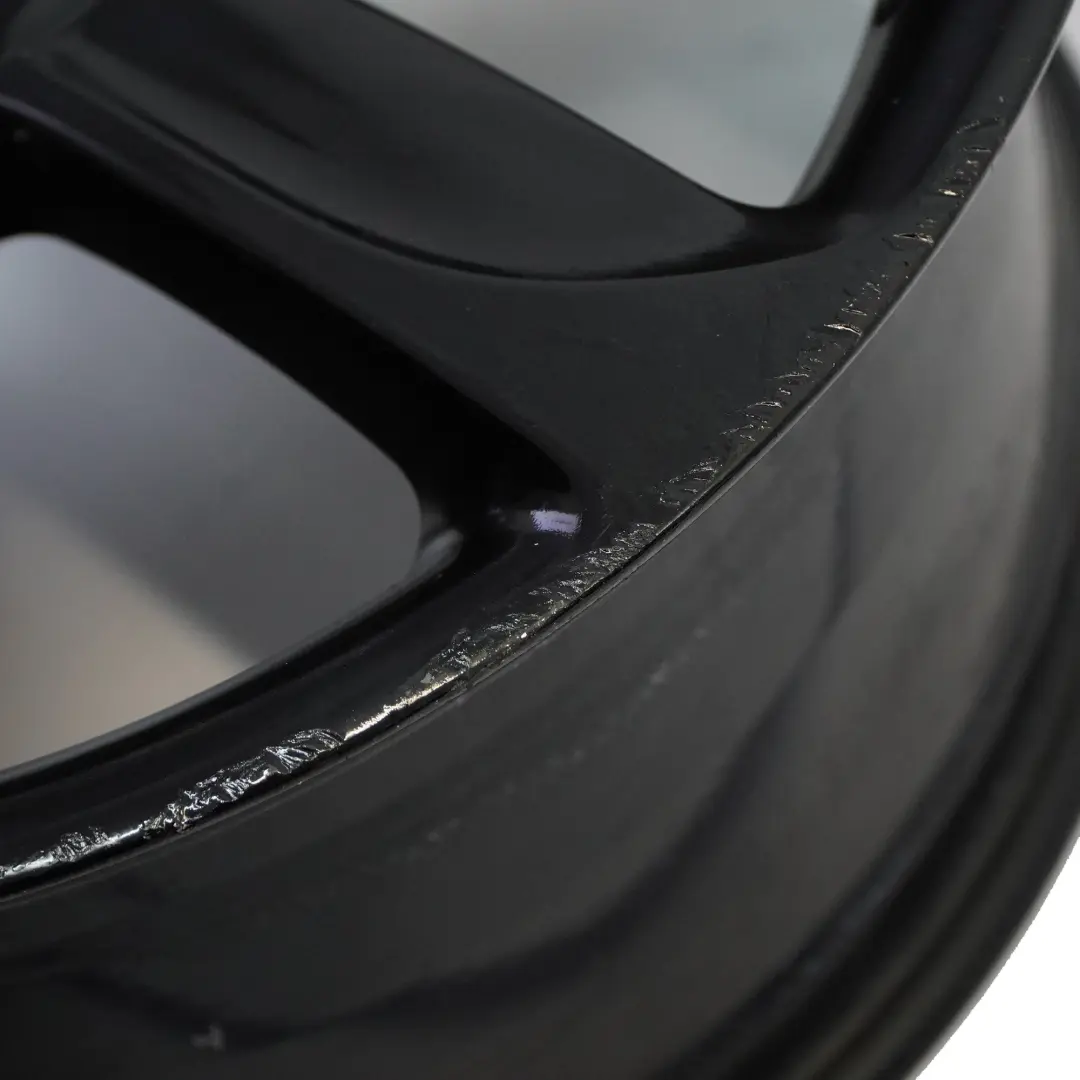 Audi TT Mk2 8J Black Alloy Wheel Rim 18" ET:52 9J 7-Spoke - SKU 8J0601025AC-4 - Part number 8J0601025AC