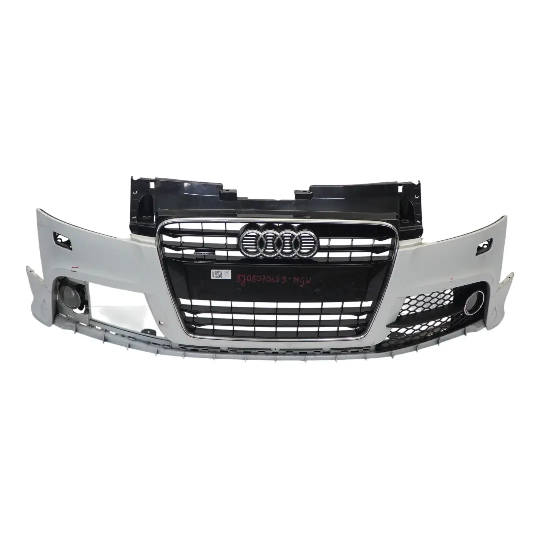 Front Bumper Trim Panel Covering Glacier White Pearl - S9R to Audi TT 8J with Part number 8J0807065B Audi TT 8J Front Bumper Trim Panel Covering Glacier White Pearl - S9R - SKU 8J0807065B-MGW - Part number 8J0807065B