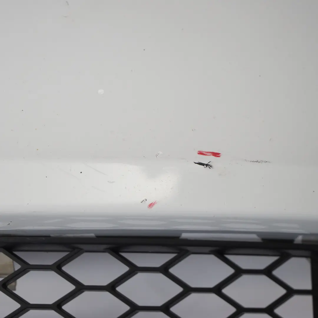 Front Bumper Trim Panel Covering Glacier White Pearl - S9R to Audi TT 8J with Part number 8J0807065B Audi TT 8J Front Bumper Trim Panel Covering Glacier White Pearl - S9R - SKU 8J0807065B-MGW - Part number 8J0807065B