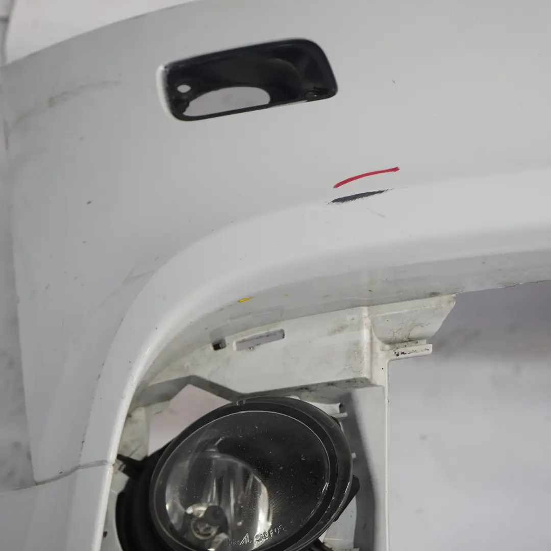 Audi TT 8J Front Bumper Trim Panel Covering Glacier White Pearl - S9R - SKU 8J0807065B-MGW - Part number 8J0807065B