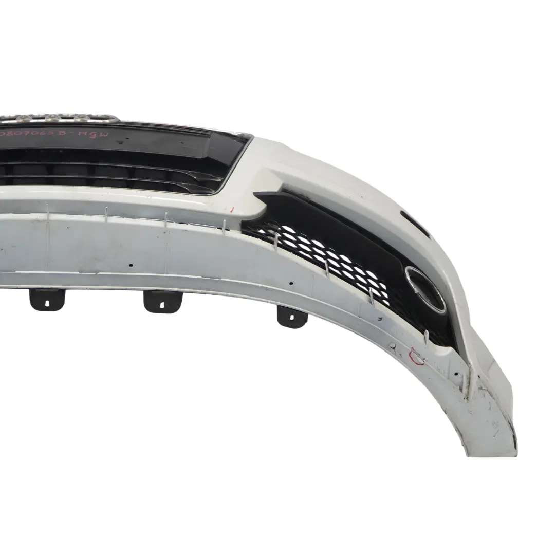 Front Bumper Trim Panel Covering Glacier White Pearl - S9R to Audi TT 8J with Part number 8J0807065B Audi TT 8J Front Bumper Trim Panel Covering Glacier White Pearl - S9R - SKU 8J0807065B-MGW - Part number 8J0807065B