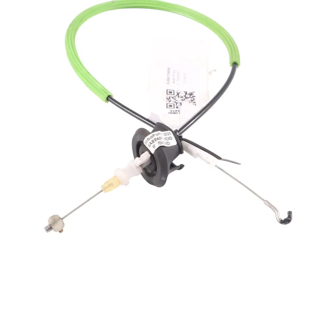Bowden Release Linkage Cable Front Left Right N/O/S to Audi TT 8J A5 8T with Part number 8J0837085B Audi TT 8J A5 8T Bowden Release Linkage Cable Front Left Right N/O/S - SKU 8J0837085B - Part number 8J0837085B
