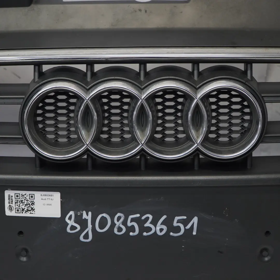 Audi TT 8J Front Bumper Centre Upper Grille Radiator Panel - SKU 8J0853651 - Part number 8J0853651