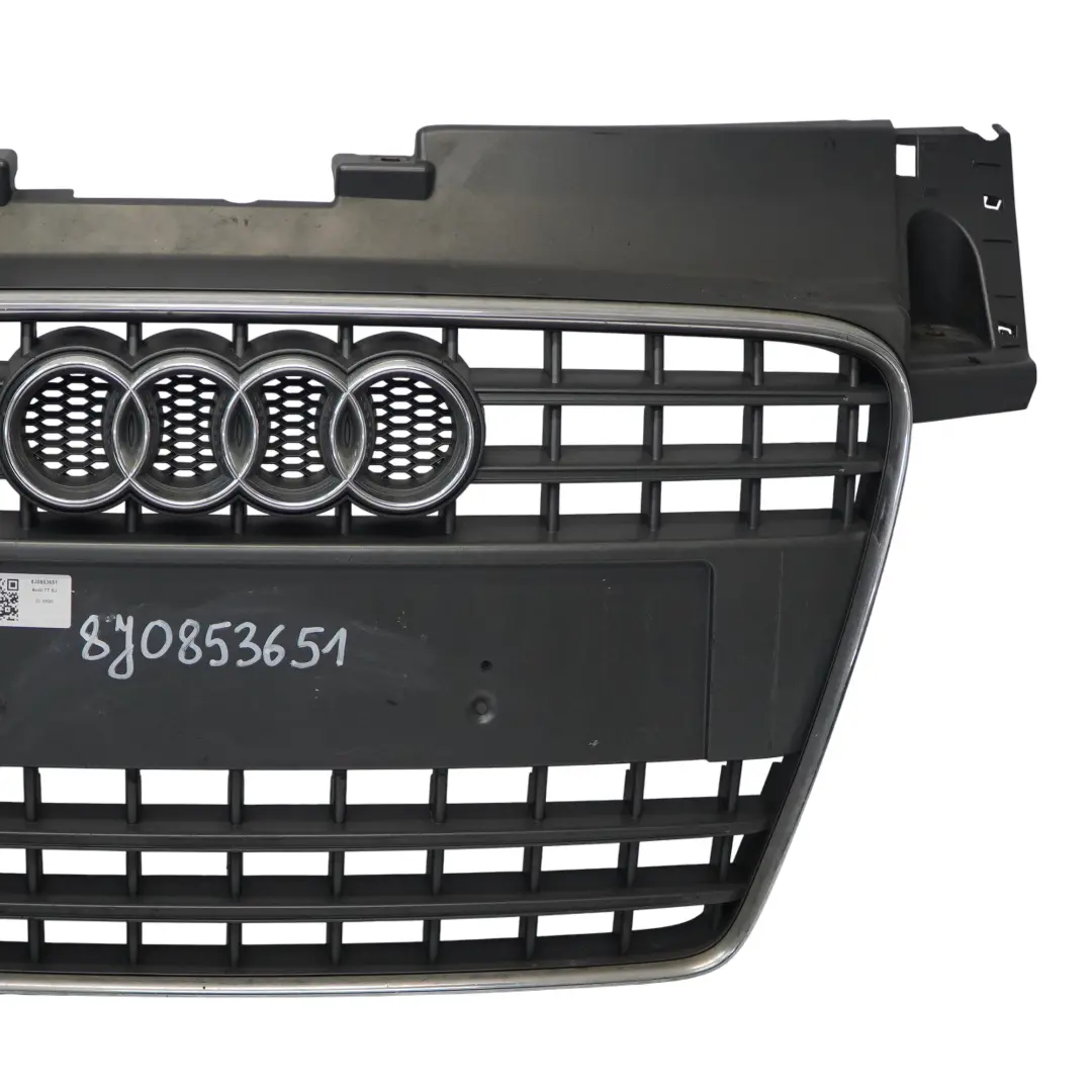  Rejilla superior parachoques delantero del Audi TT 8J panel radiador - SKU 8J0853651 - Número de pieza 8J0853651
