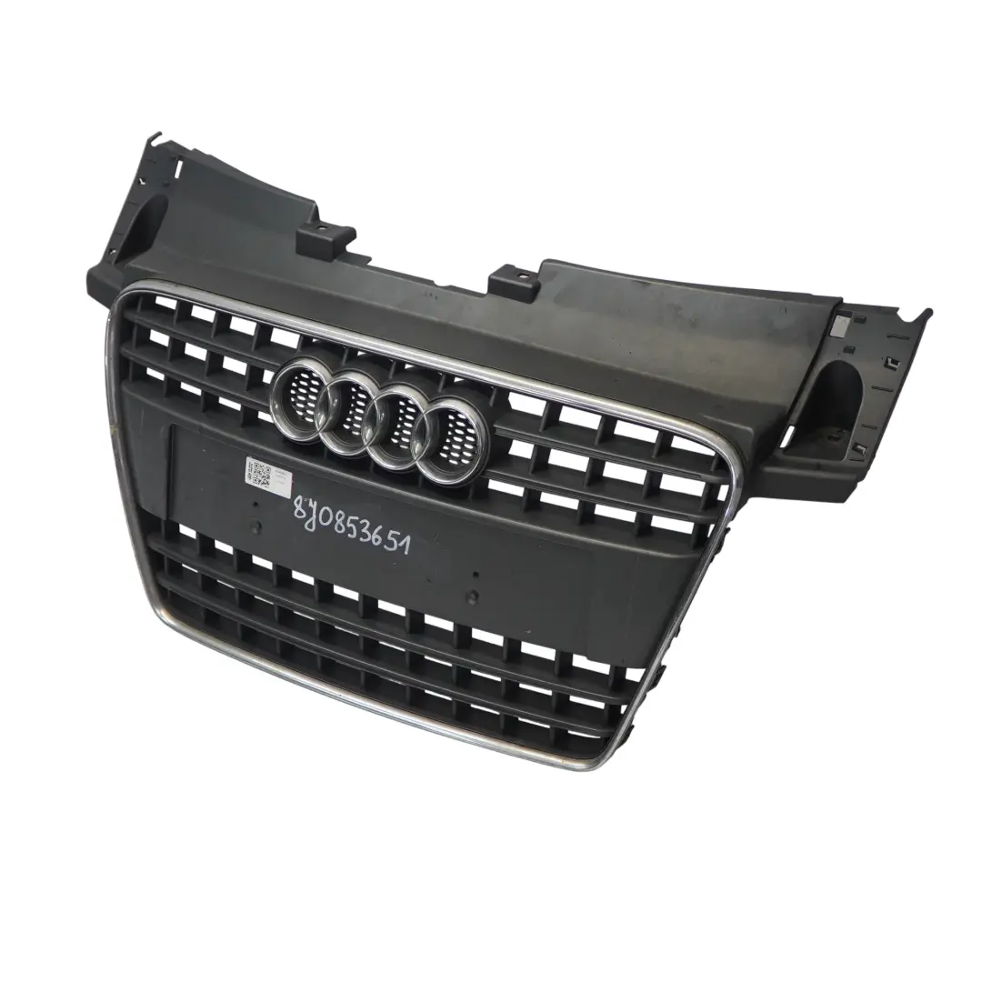  Rejilla superior parachoques delantero del Audi TT 8J panel radiador - SKU 8J0853651 - Número de pieza 8J0853651