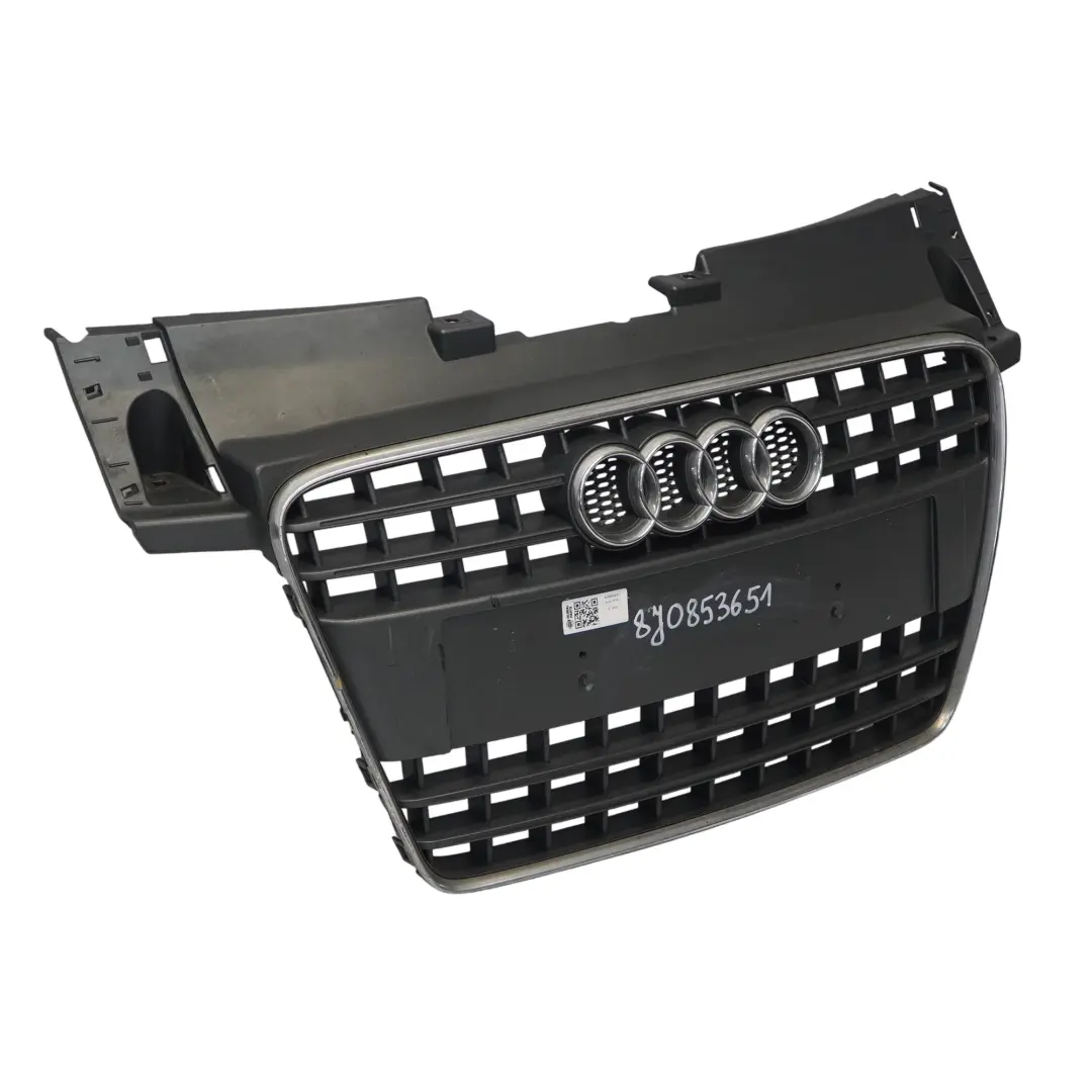  Rejilla superior parachoques delantero del Audi TT 8J panel radiador - SKU 8J0853651 - Número de pieza 8J0853651