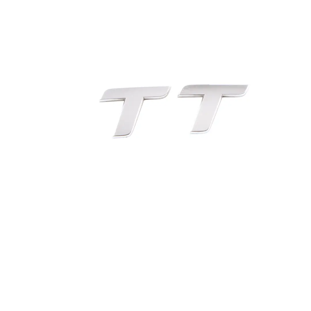 Audi TT Mk2 8J Tail Lid Rear Emblem Badge Model Lettering - SKU 8J0853741A - Part number 8J0853741A