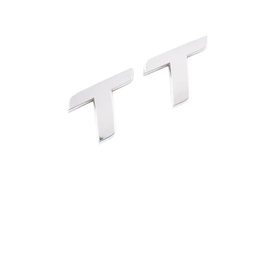 Audi TT Mk2 8J Tail Lid Rear Emblem Badge Model Lettering - SKU 8J0853741A - Part number 8J0853741A