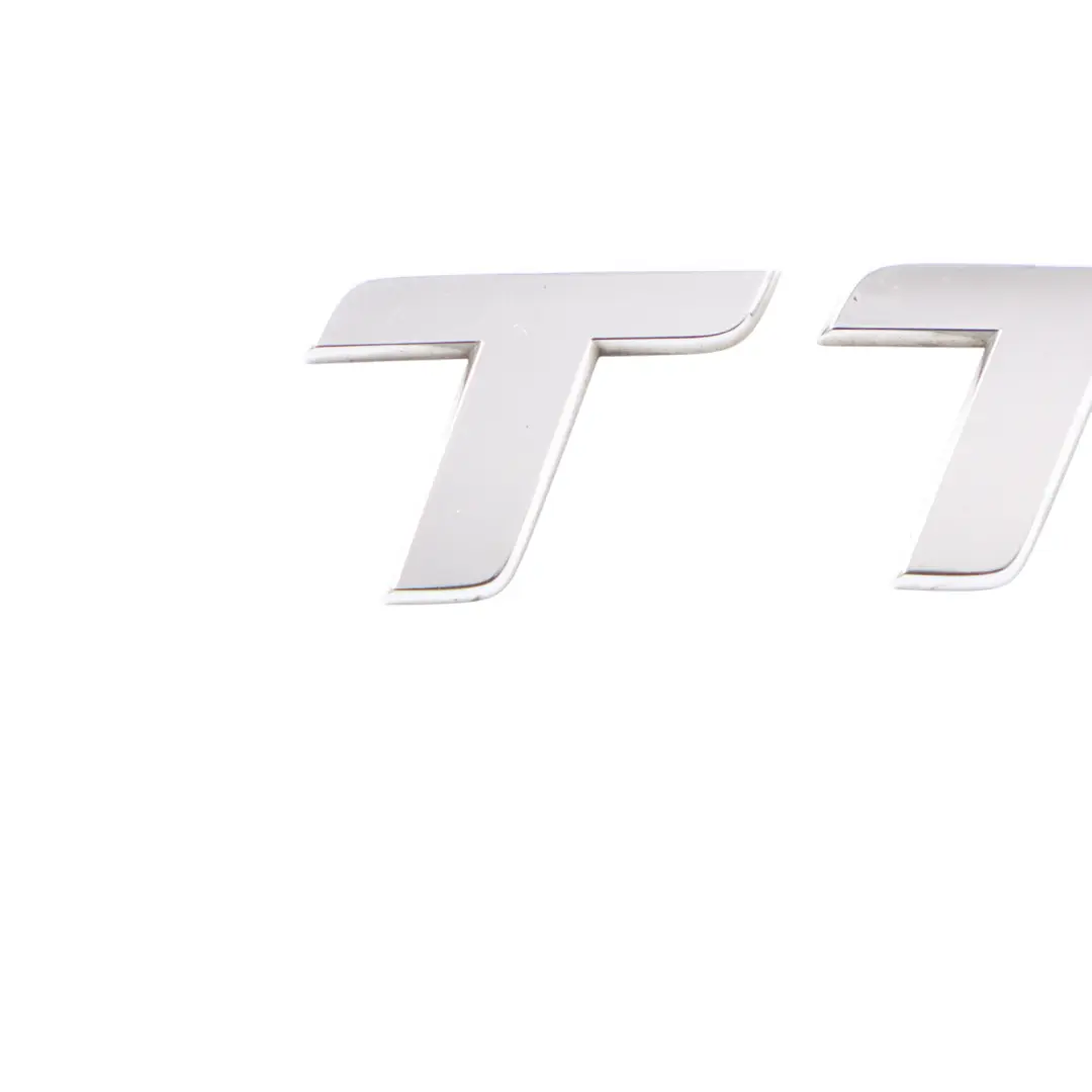 Audi TT Mk2 8J Tail Lid Rear Emblem Badge Model Lettering - SKU 8J0853741A - Part number 8J0853741A