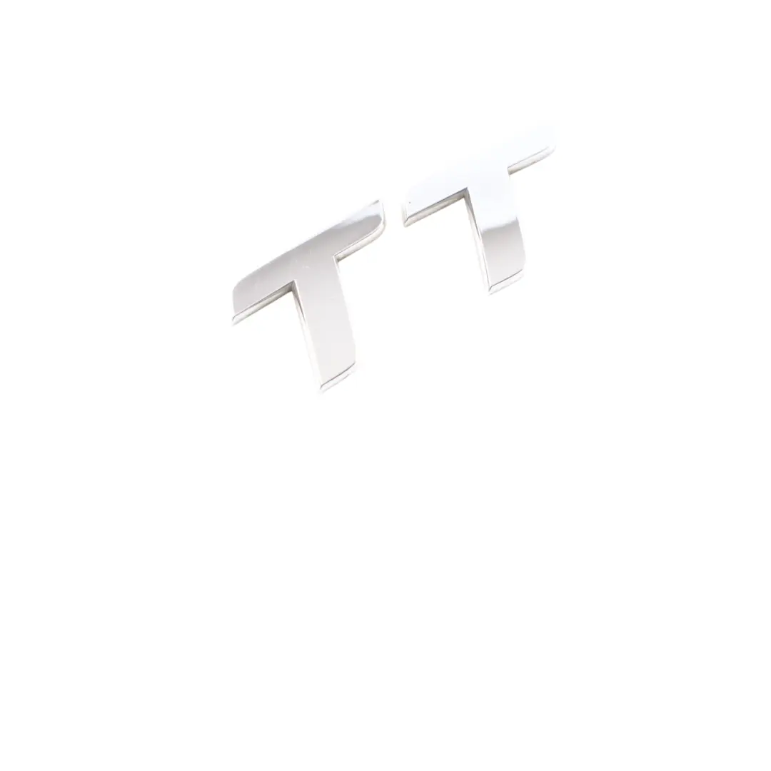 Audi TT Mk2 8J Tail Lid Rear Emblem Badge Model Lettering - SKU 8J0853741A - Part number 8J0853741A
