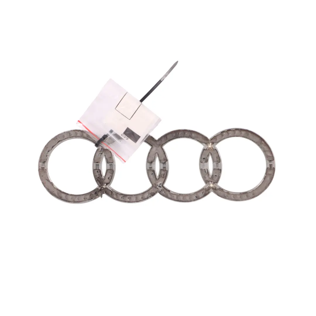 Audi TT 8J Emblème Logo Pare-Chocs Arrière Anneaux Chromés - SKU 8J0853742 - Numéro de pièce 8J0853742