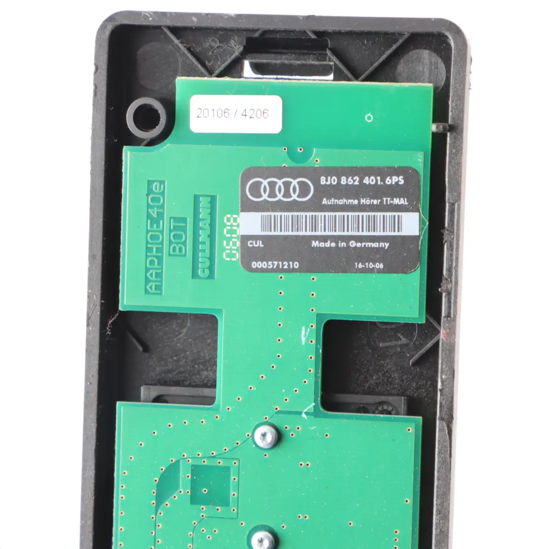 Handy Halterung für Audi TT 8J mit Teilenummer 8J0862401 Audi TT 8J Handy Halterung - SKU 8J0862401 - Teilenummer 8J0862401