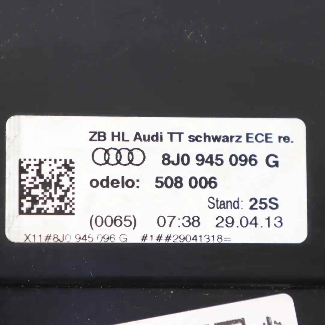 Audi TT 8J Lampa Światło Prawy Tył - SKU 8J0945096G - Numer Części 8J0945096G