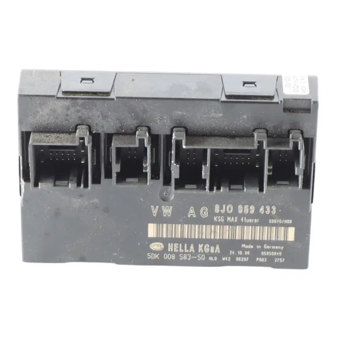 Karosserie Steuergerät Komfort Einheit Modul BCM für Audi TT 8J mit Teilenummer 8J0959433 Audi TT 8J Karosserie Steuergerät Komfort Einheit Modul BCM - SKU 8J0959433 - Teilenummer 8J0959433