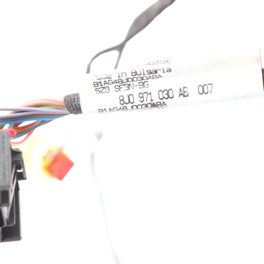 Mk2 8J Door Wiring Harness Cable Loom Front Passenger Side to Audi TT with Part number 8J0971030AB Audi TT Mk2 8J Door Wiring Harness Cable Loom Front Passenger Side - SKU 8J0971030AB - Part number 8J0971030AB