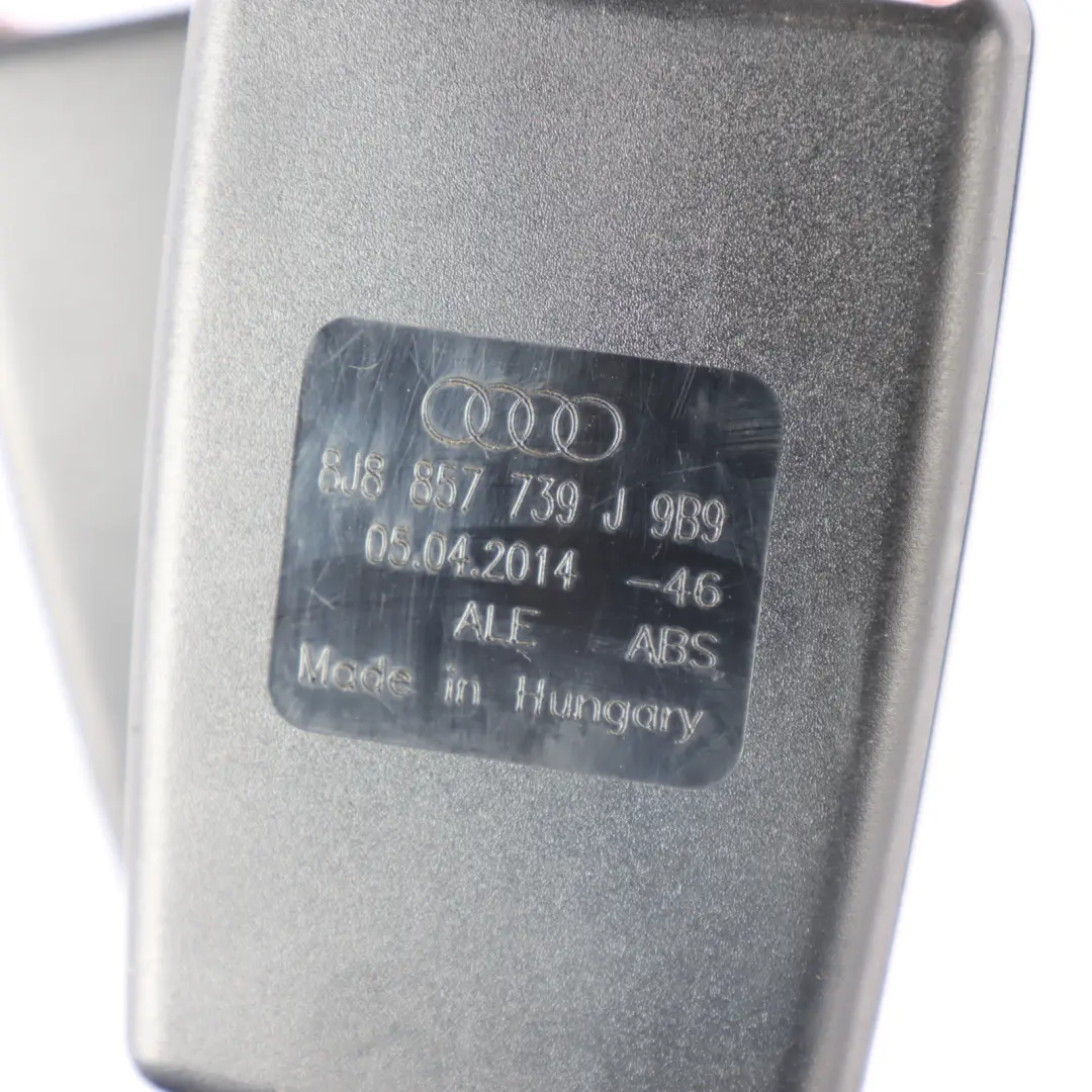 8F Cabrio Hintere Doppelgurtschnalle für Audi TT 8J A5 mit Teilenummer 8J8857739J Audi TT 8J A5 8F Cabrio Hintere Doppelgurtschnalle - SKU 8J8857739J - Teilenummer 8J8857739J