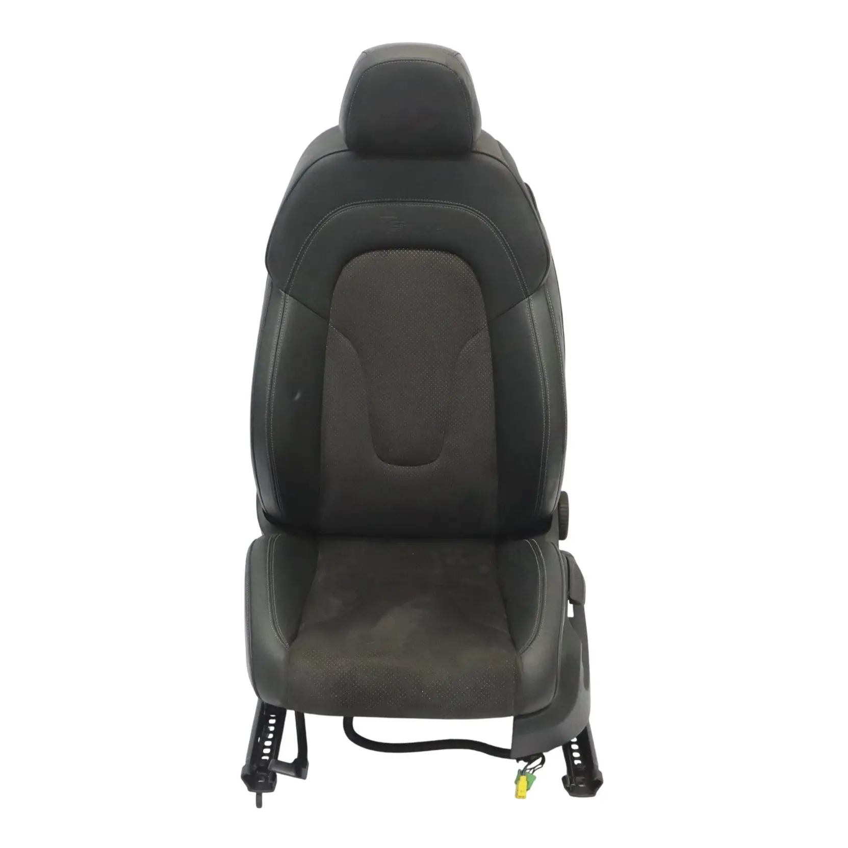 Audi TT 8J Coupe Sport Seat Front Left N/S S-Line Heated Alcantara Leather Black