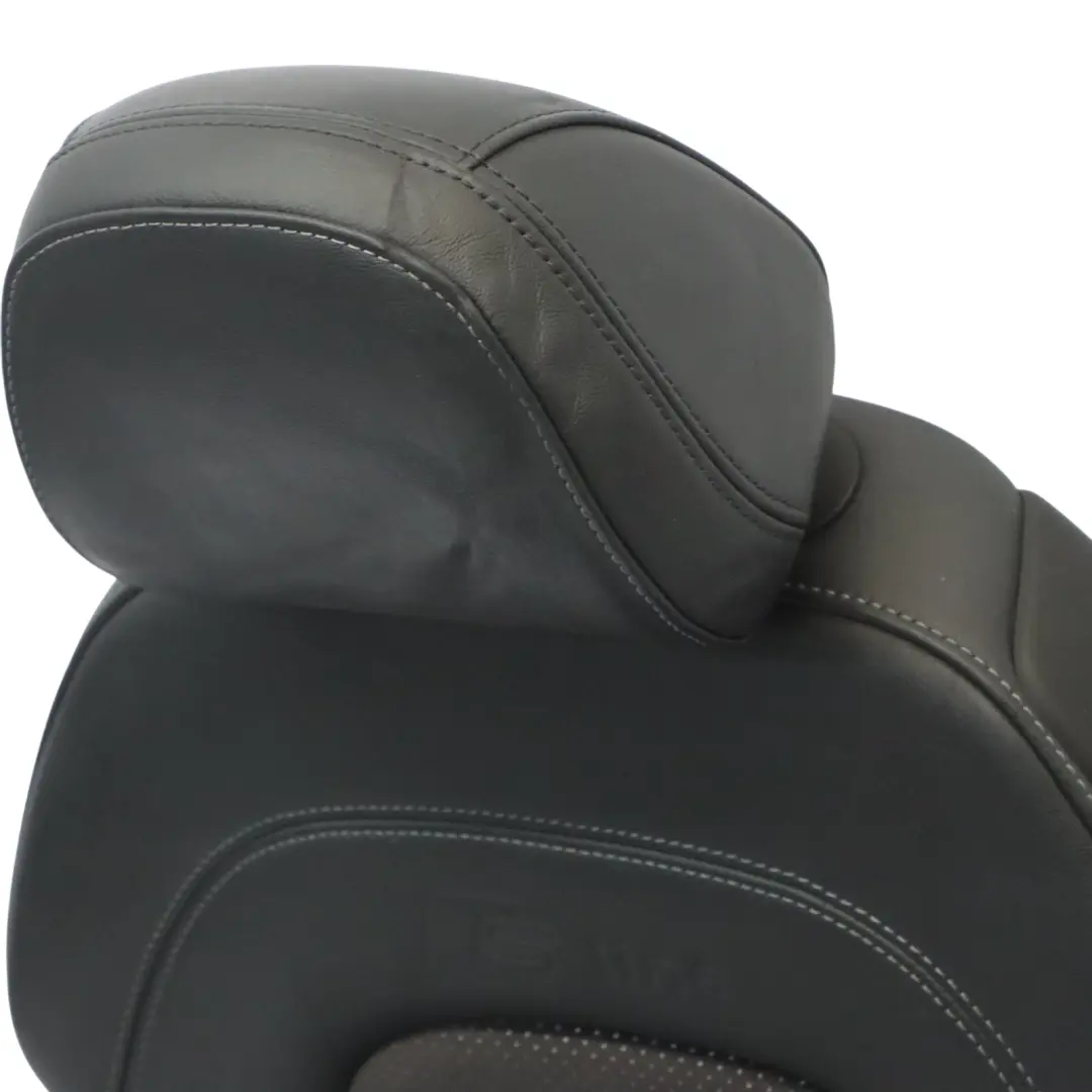 Audi TT 8J Coupe Sport Sitz Vorne Links S-Line Beheizt Alcantara Leder Schwarz - SKU 8J8881805AJ-1 - Teilenummer 8J8881805AJ