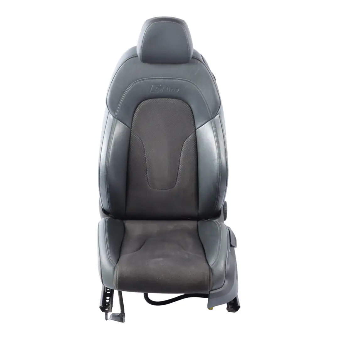 Fotel Przedni Lewy S-Line Alcantara Skóra do Audi TT 8J Coupe Sport o numerze 8J8881805AJ Audi TT 8J Coupe Sport Fotel Przedni Lewy S-Line Alcantara Skóra - SKU 8J8881805AJ - Numer Części 8J8881805AJ