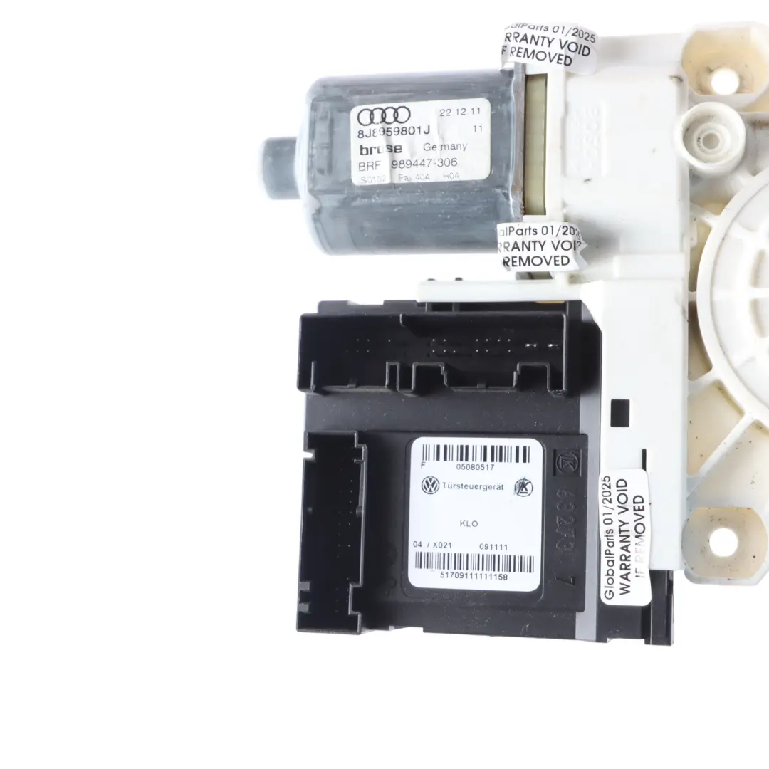 Audi TT 8J Coupe Door Window Lifter Motor Driver's Side 8J8959801J - SKU 8J8959801H - Part number 8J8959801H