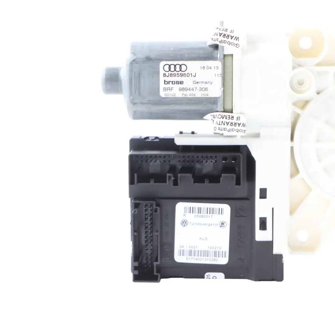 Audi TT Mk2 8J Coupe Door Window Lifter Motor Driver's Side - SKU 8J8959801J - Part number 8J8959801J