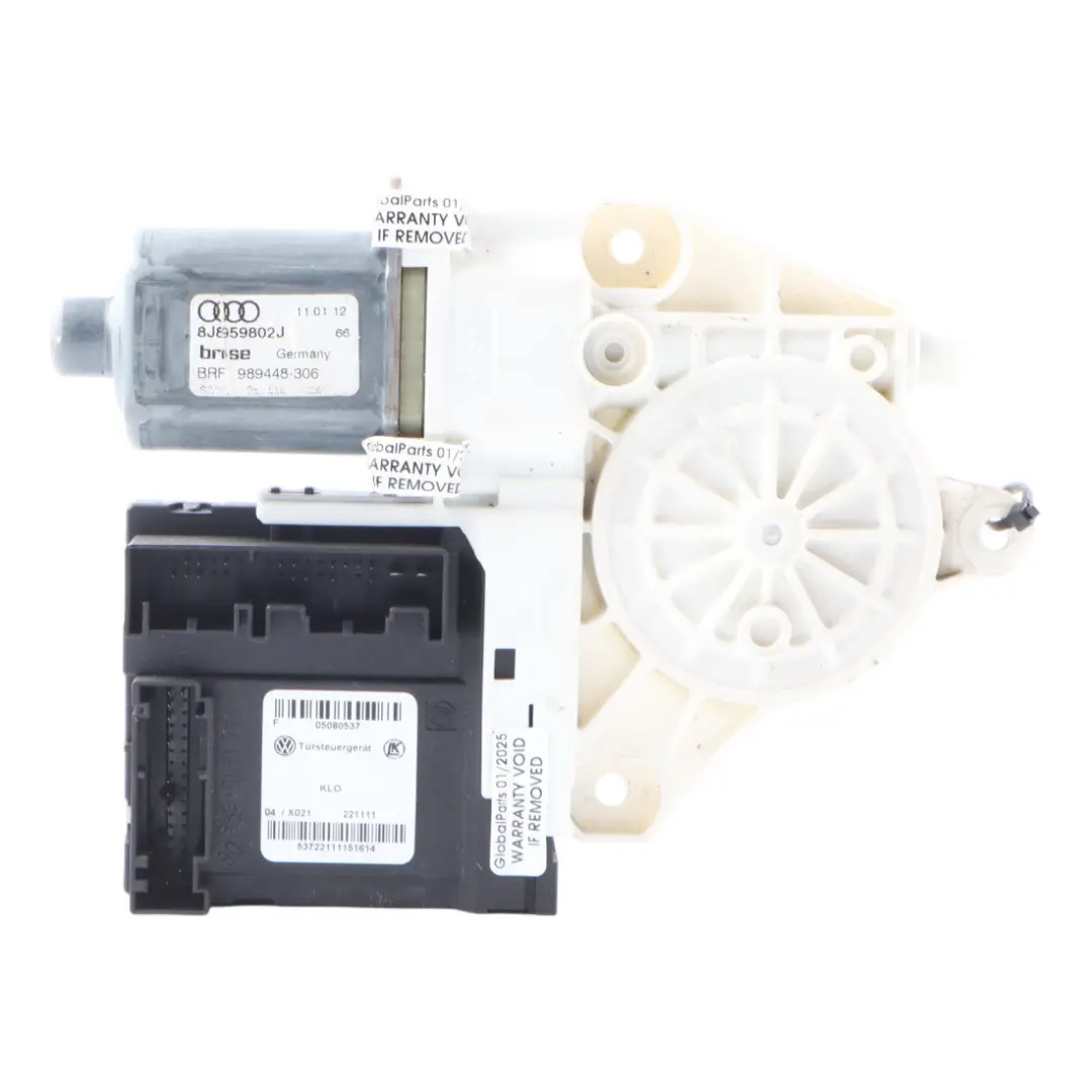 Audi TT Mk2 8J Coupe Door Window Lifter Motor Front Passenger Side 8J8959802J - SKU 8J8959802H - Part number 8J8959802H