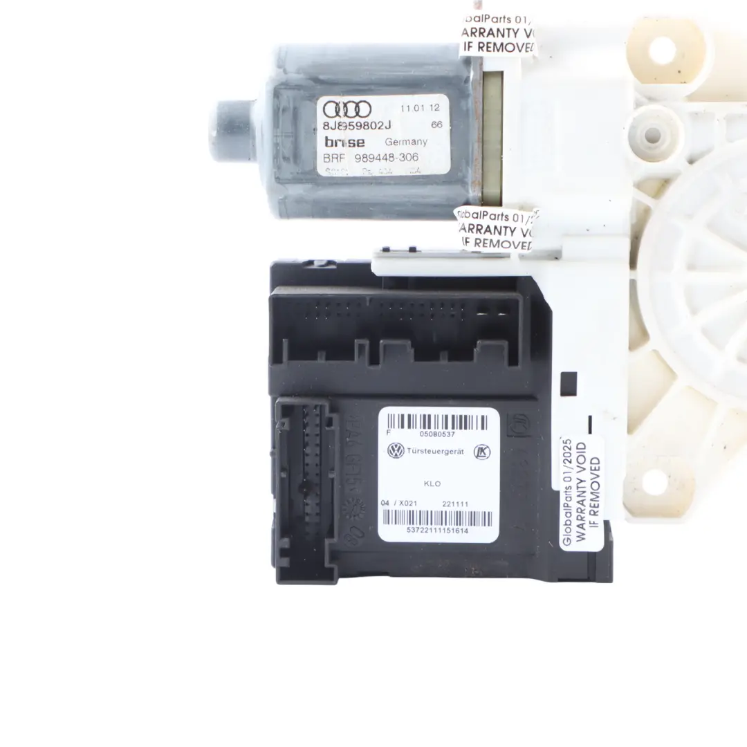 Mk2 8J Coupe Tür Fensterheber Motor Vorne Beifahrerseite 8J8959802J für Audi TT mit Teilenummer 8J8959802H Audi TT Mk2 8J Coupe Tür Fensterheber Motor Vorne Beifahrerseite 8J8959802J - SKU 8J8959802H - Teilenummer 8J8959802H