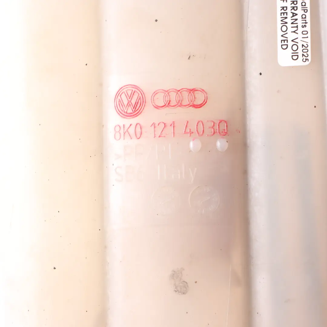 Audi A4 B8 8K A5 8T Serbatoio Espansione Liquido Raffreddamento Acqua - SKU 8K0121403Q - Numero di parte 8K0121403Q