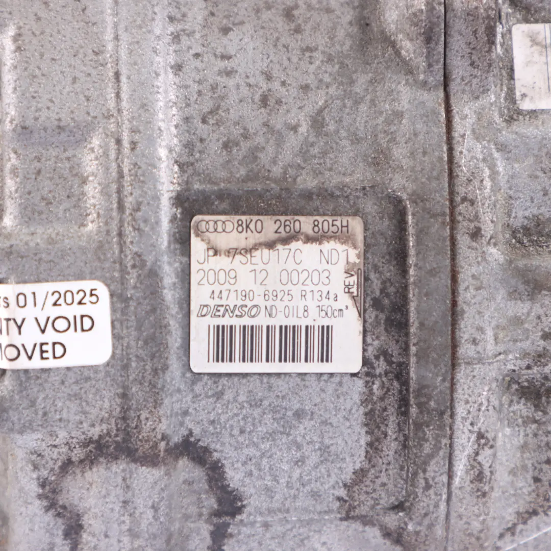 Audi S5 8T A/C Klimatisierungspumpe Kompressor Benzin Klima - SKU 8K0260805H-1 - Teilenummer 8K0260805H