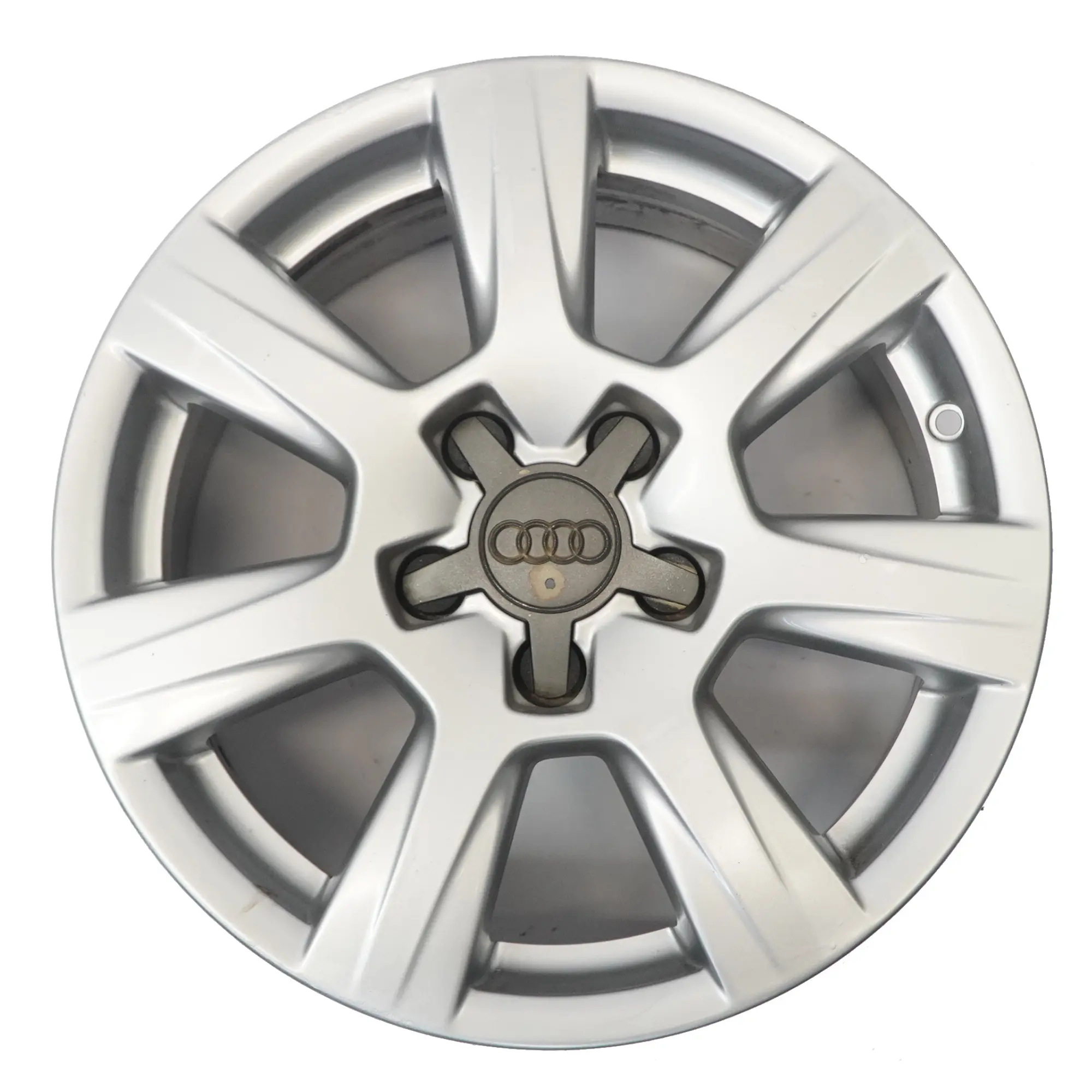 Audi A4 B8 8K Argento Cerchio In Lega 16" ET:45 7,5J 7-Spoke 8K0601025A