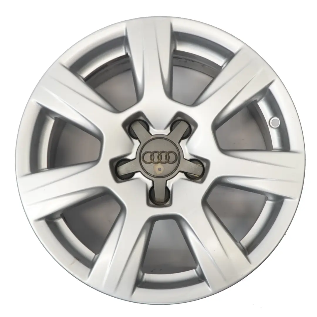 8K Silber Rad Alufelge 16" ET:45 7,5J 7-Speichen für Audi A4 B8 mit Teilenummer 8K0601025A Audi A4 B8 8K Silber Rad Alufelge 16" ET:45 7,5J 7-Speichen - SKU 8K0601025A-2 - Teilenummer 8K0601025A