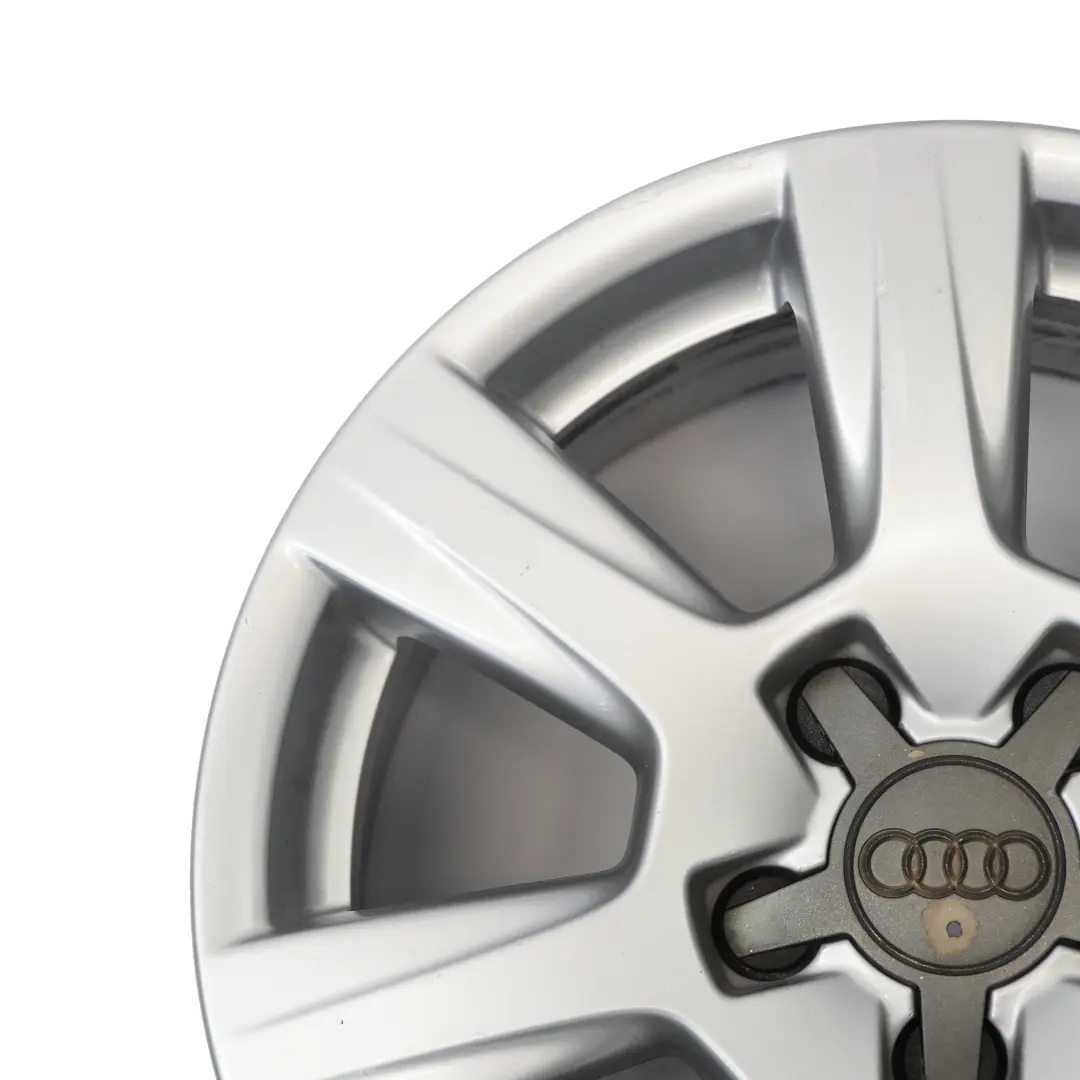 8K Felga Aluminiowa Srebrna 16" ET:45 7,5J 7-Ramienna Audi A4 B8 - SKU 8K0601025A-2 - Numer Części 8K0601025A