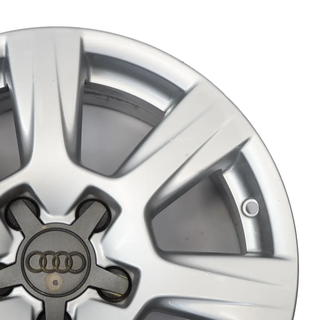 Audi A4 B8 8K Silver Wheel Alloy Rim 16" ET:45 7,5J 7-Spoke - SKU 8K0601025A-2 - Part number 8K0601025A