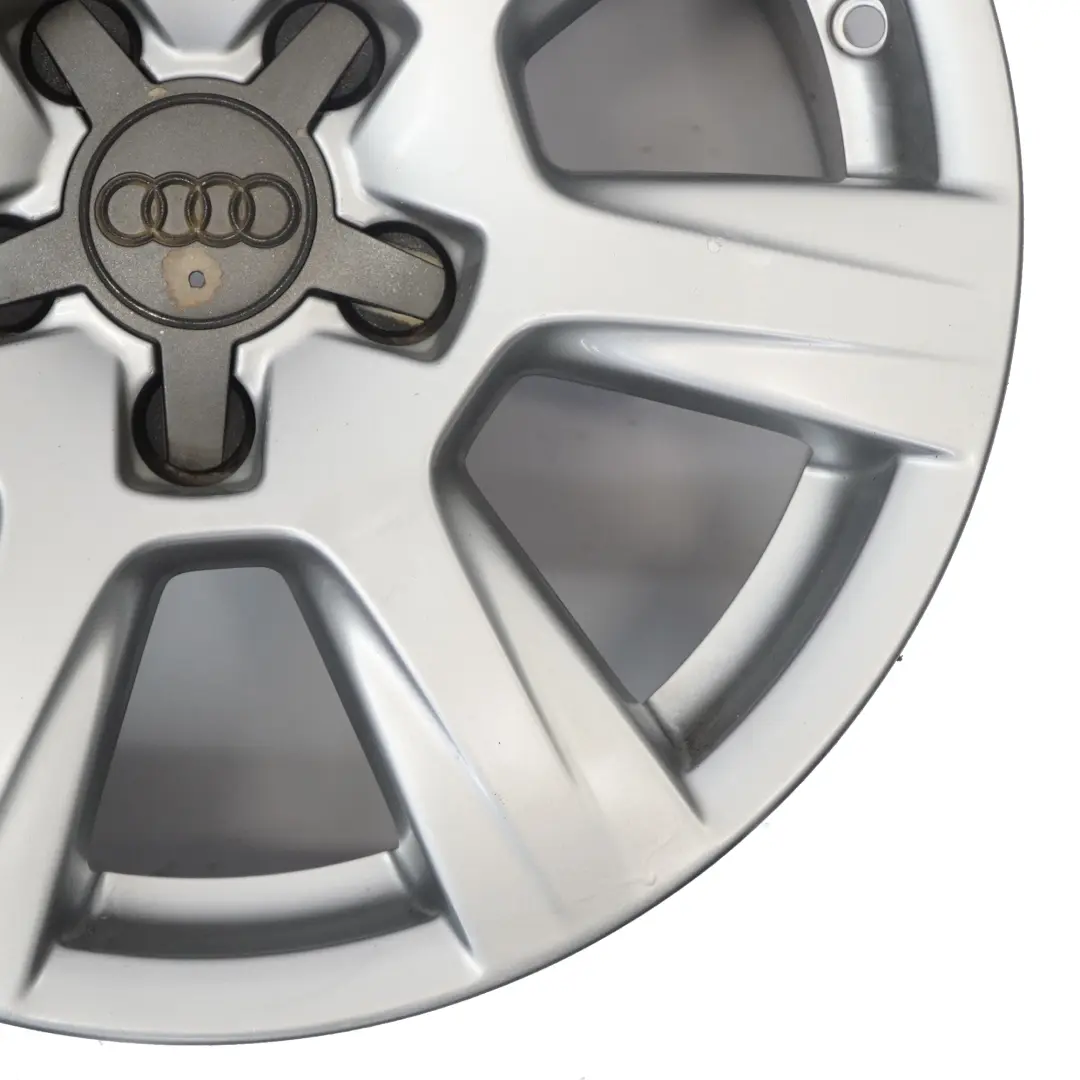 Audi A4 B8 8K Silver Wheel Alloy Rim 16" ET:45 7,5J 7-Spoke - SKU 8K0601025A-2 - Part number 8K0601025A