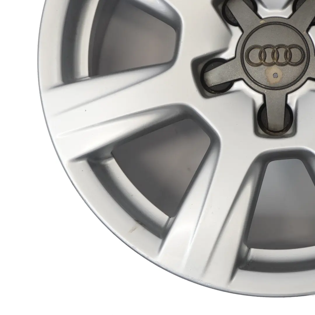Audi A4 B8 8K Silver Wheel Alloy Rim 16" ET:45 7,5J 7-Spoke - SKU 8K0601025A-2 - Part number 8K0601025A