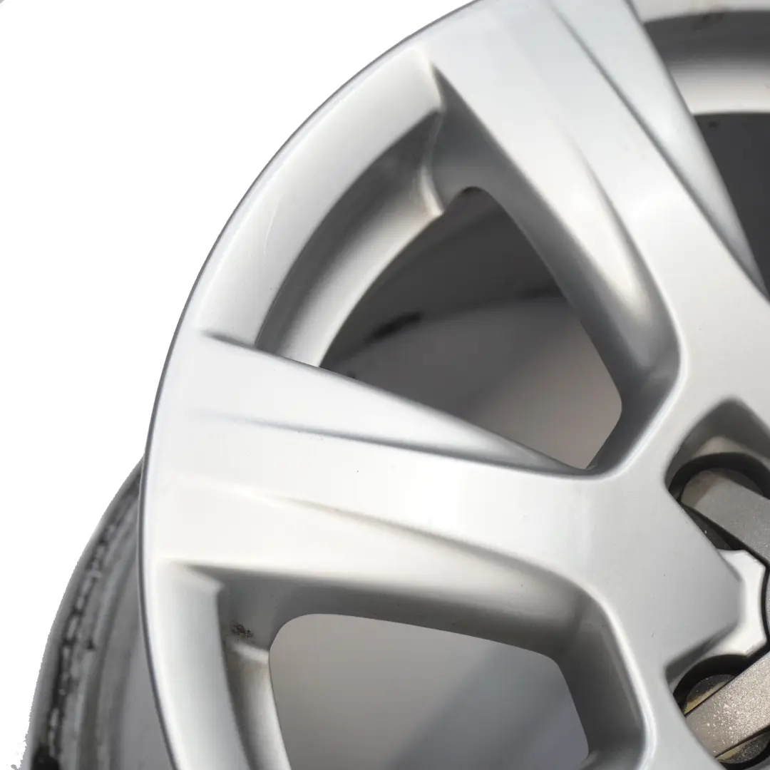 8K Silber Rad Alufelge 16" ET:45 7,5J 7-Speichen für Audi A4 B8 mit Teilenummer 8K0601025A Audi A4 B8 8K Silber Rad Alufelge 16" ET:45 7,5J 7-Speichen - SKU 8K0601025A-2 - Teilenummer 8K0601025A
