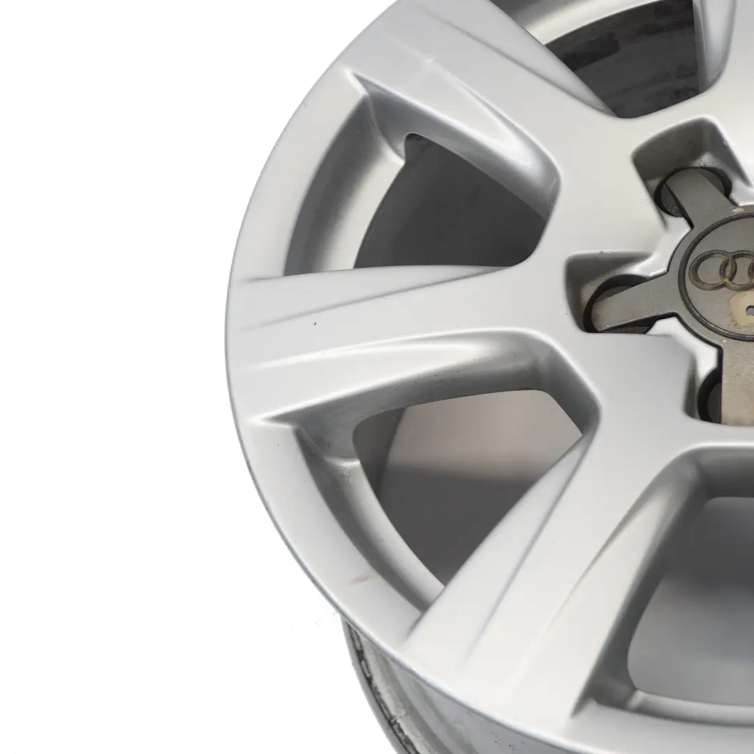 Audi A4 B8 8K Silber Rad Alufelge 16" ET:45 7,5J 7-Speichen - SKU 8K0601025A-2 - Teilenummer 8K0601025A