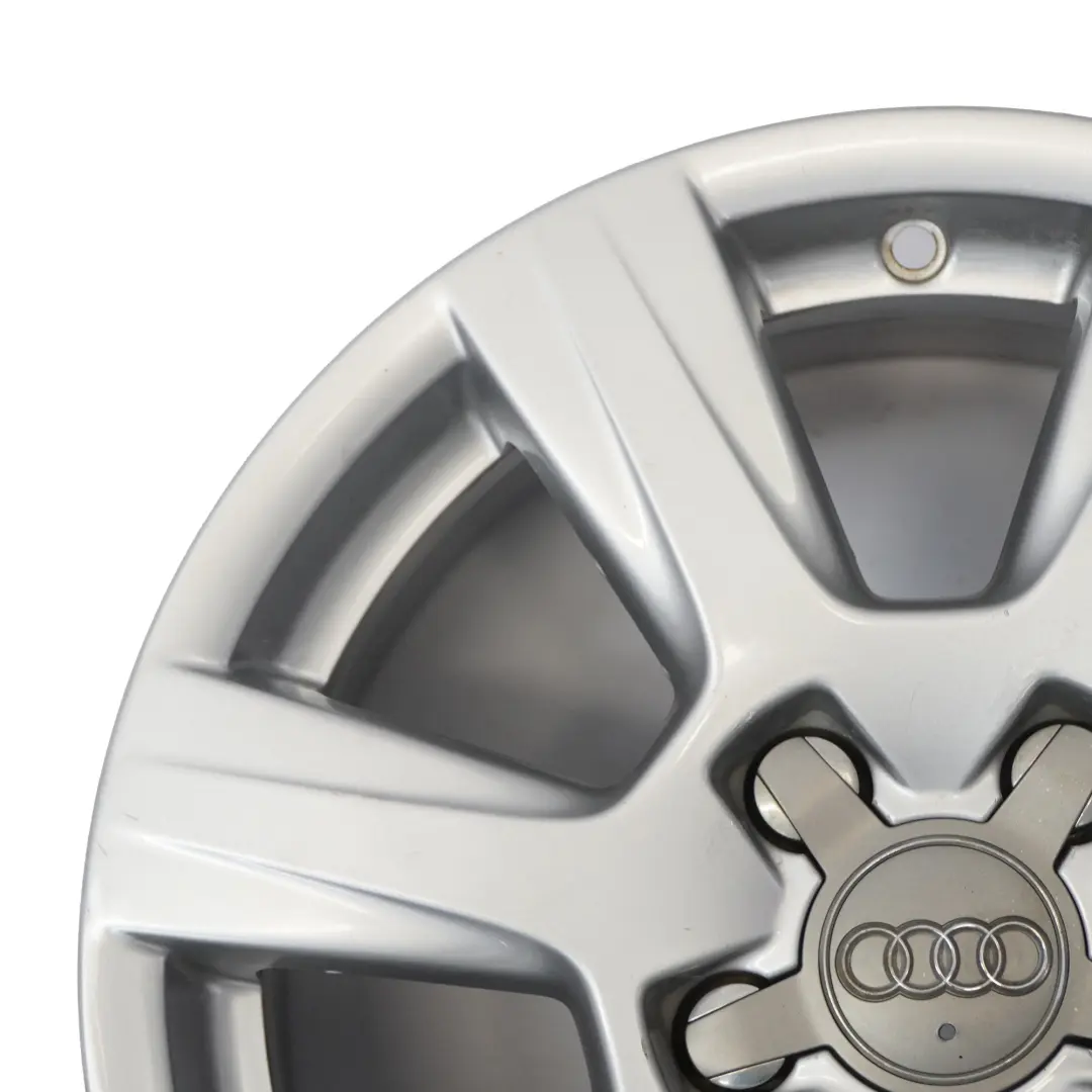 Audi A4 B8 8K Silver Wheel Alloy Rim 16" ET:45 7,5J 7-Spoke - SKU 8K0601025A-3 - Part number 8K0601025A