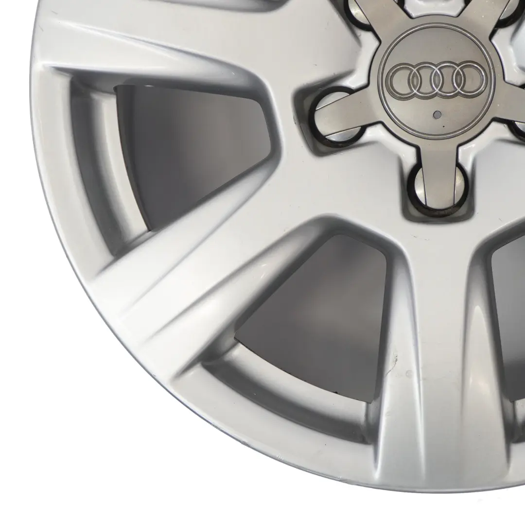 Audi A4 B8 8K Silver Wheel Alloy Rim 16" ET:45 7,5J 7-Spoke - SKU 8K0601025A-3 - Part number 8K0601025A