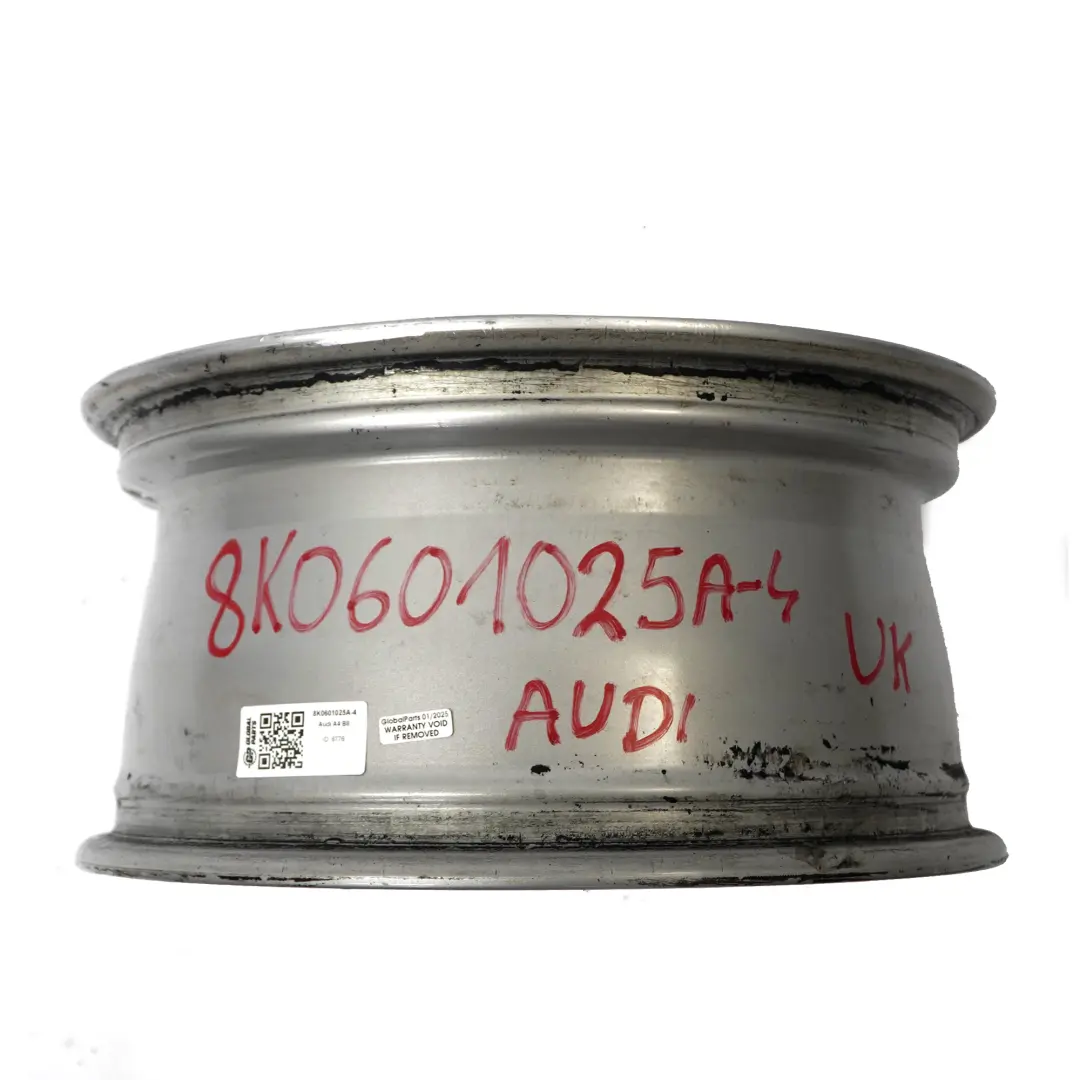 Audi A4 B8 8K Silver Wheel Alloy Rim 16" ET:45 7,5J 7-Spoke - SKU 8K0601025A-4 - Part number 8K0601025A