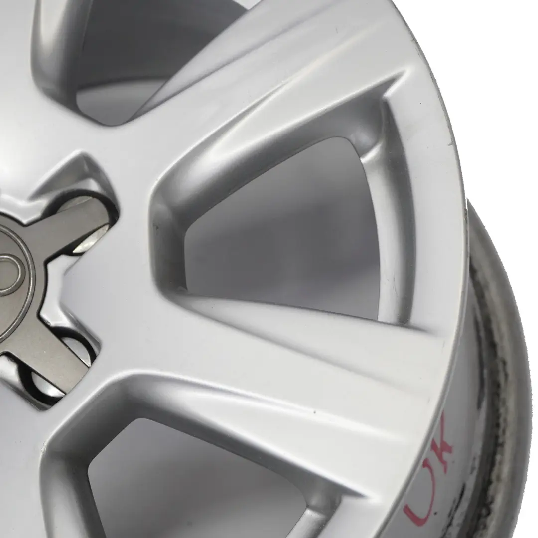 Audi A4 B8 8K Silver Wheel Alloy Rim 16" ET:45 7,5J 7-Spoke - SKU 8K0601025A-4 - Part number 8K0601025A