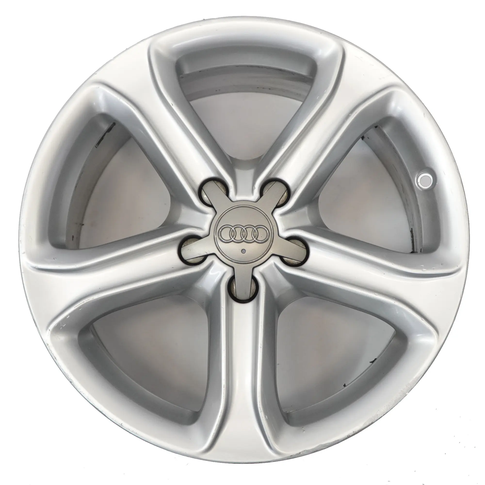 Audi A4 B8 8K Argento Cerchio In Lega 17" ET:45 7,5J Star Spoke 8K0601025CE