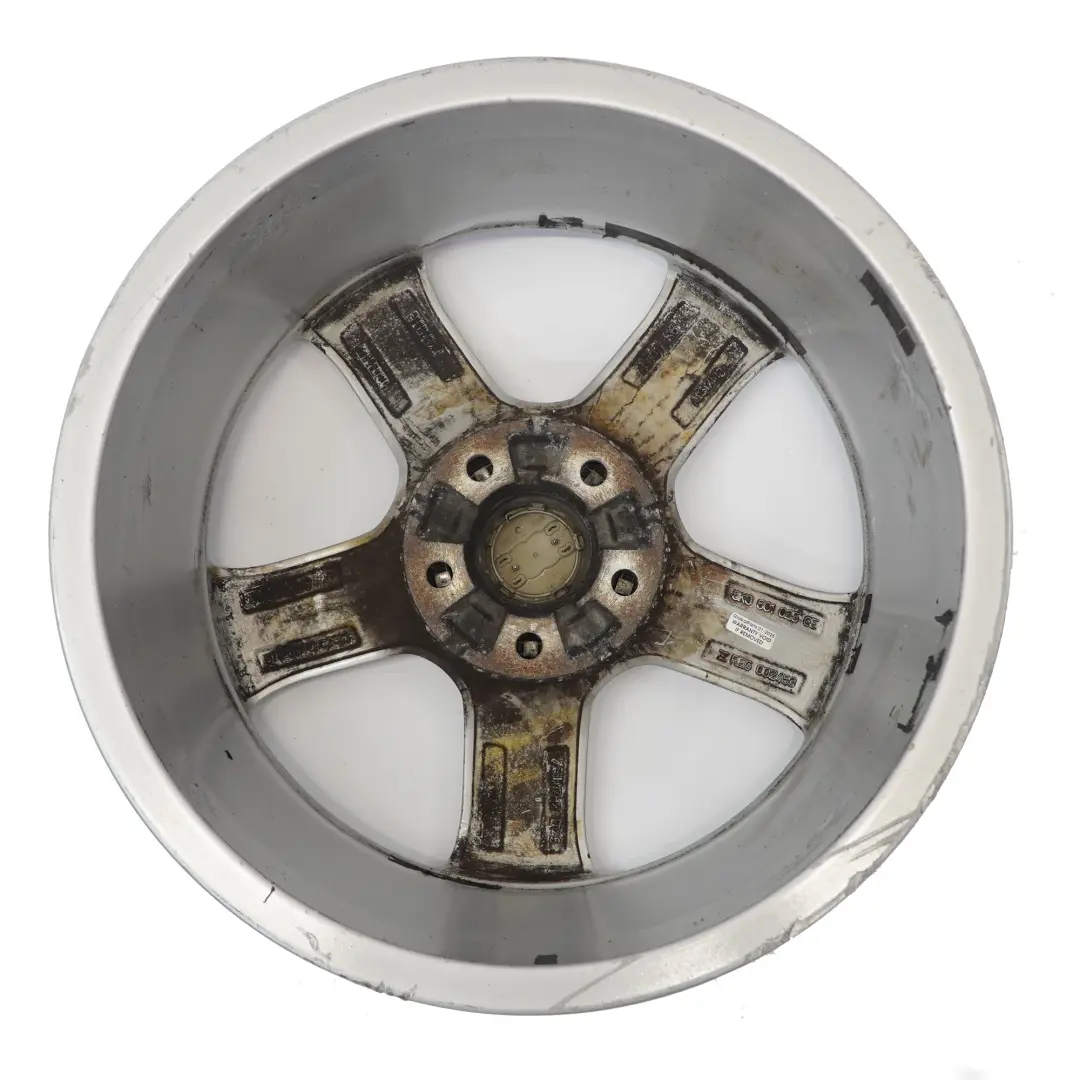 Audi A4 B8 8K Silver Wheel Alloy Rim 17" ET:45 7,5J Star Spoke - SKU 8K0601025CE-2 - Part number 8K0601025CE