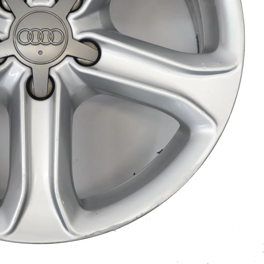 Audi A4 B8 8K Srebrna Felga Aluminiowa 17" ET:45 7,5J - SKU 8K0601025CE-2 - Numer Części 8K0601025CE
