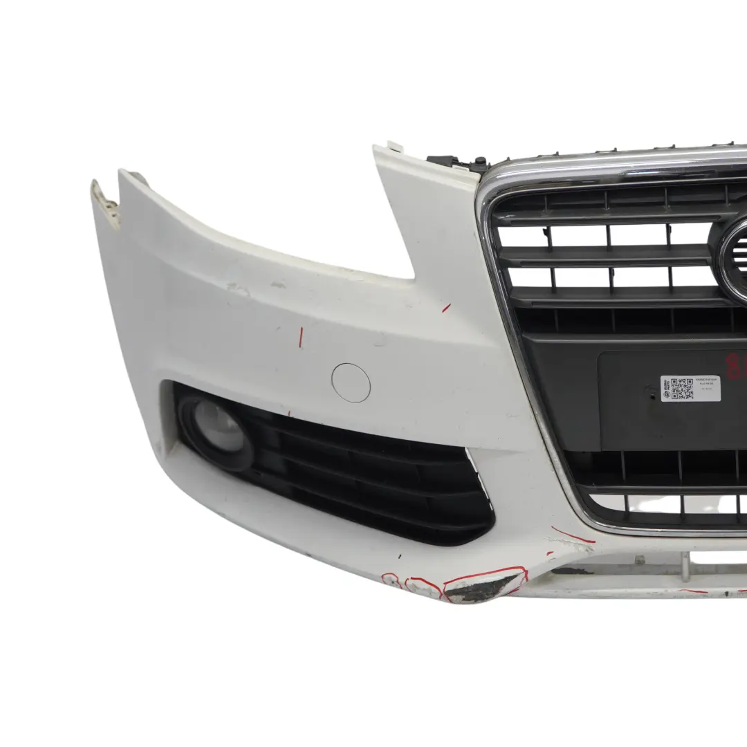 Audi A4 B8 Przedni Zderzak Ibis White Biały - Y9C - SKU 8K0807105-IWH - Numer Części 8K0807105