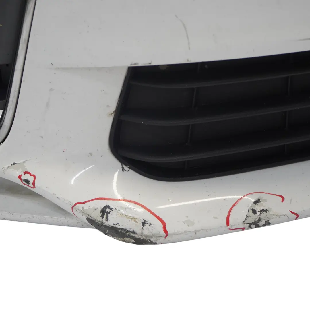 Front Bumper Trim Panel Cover Ibis White - Y9C to Audi A4 B8 with Part number 8K0807105 Audi A4 B8 Front Bumper Trim Panel Cover Ibis White - Y9C - SKU 8K0807105-IWH - Part number 8K0807105