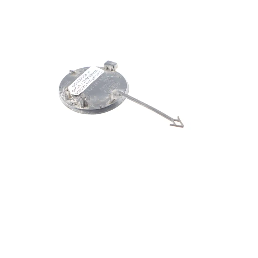 Audi A4 B8 Front Bumper Flap Towing Eye Hook Cover Moonlight Blue X5R - SKU 8K0807241C-MOB - Part number 8K0807241C