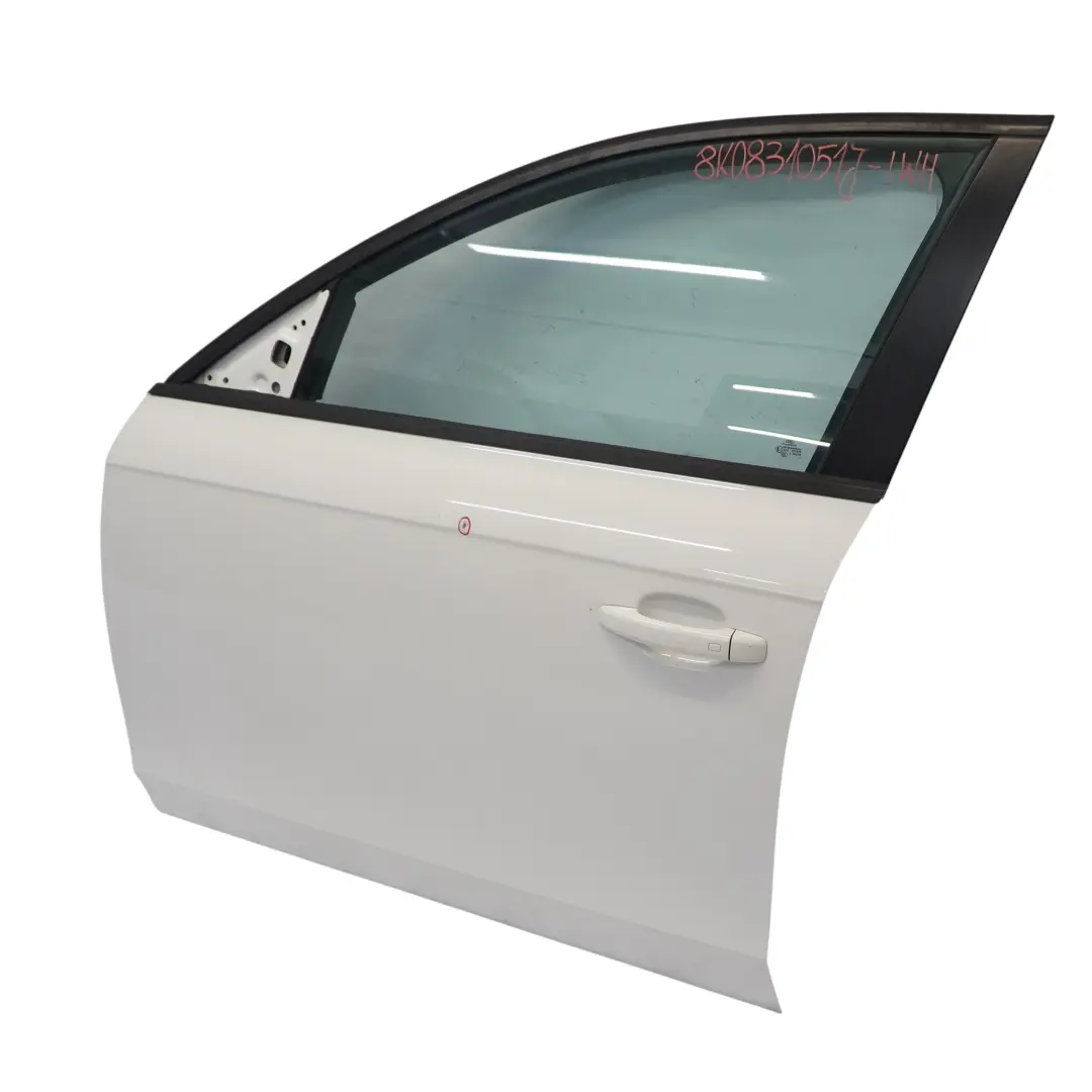 Audi A4 B8 Porte Avant Gauche Ibis White - Y9C - SKU 8K0831051J-IWH - Numéro de pièce 8K0831051J