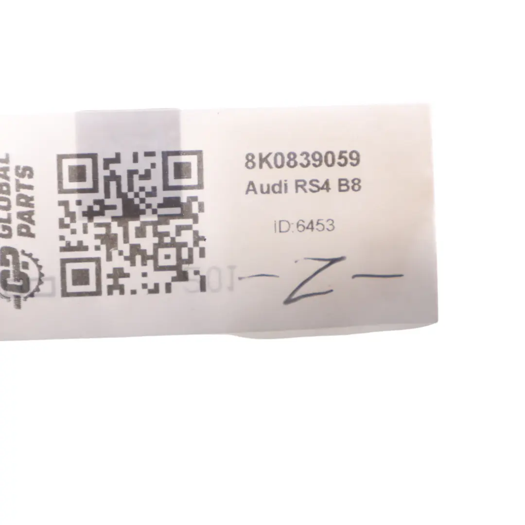 Left N/S Door Seal Bracket to Audi RS4 B8 Rear with Part number 8K0839059 Audi RS4 B8 Rear Left N/S Door Seal Bracket - SKU 8K0839059 - Part number 8K0839059